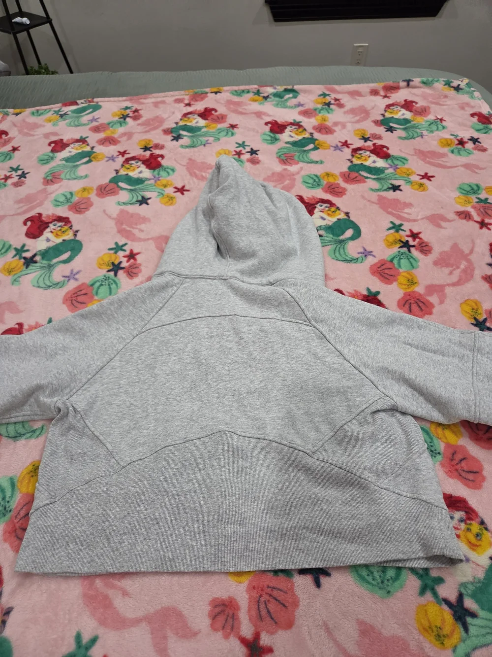 LULULEMON Gray Heather Scuba Oversized Zip Up Hoodie Sweater Sz XS